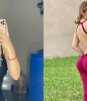 Las candentes fotografías navideñas de Karely Ruiz en poca ropa