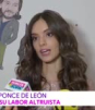 Vanessa Ponce de León habla de sus labores altruistas