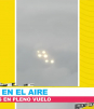 Se observan luces en el cielo ¿fenómeno ovni?