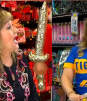 La Lic. María Julia se encuentra con su imitadora