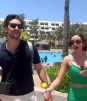 Santiago y Rox en vivo desde las playas de Cancún