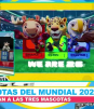 Presentan a las tres mascotas del mundal