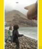 Platillo volador sorprende a turistas