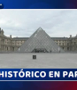 Ladrones atacan la Galería Apolo del Louvre en París