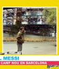 Lionel Messi vista el Camp en Barcelona