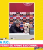 Equipo de fútbol tiene un perro de apoyo emocional