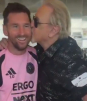 Carlos Villagrán se encuentra con Messi