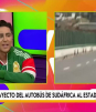 Equipo de Sudáfrica llega al Estadio en CDMX