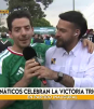 Fánaticos celebran el triunfo del tricolor