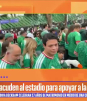 Famosos acuden al estadio para apoyar a la selección