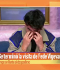 Fede Vigevani se despide de reality show entre lágrimas