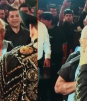 Julión Álvarez comparte shot con 'abuelita' durante concierto