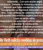 Michelle Vieth solicita medidas de protección contra Héctor Soberón