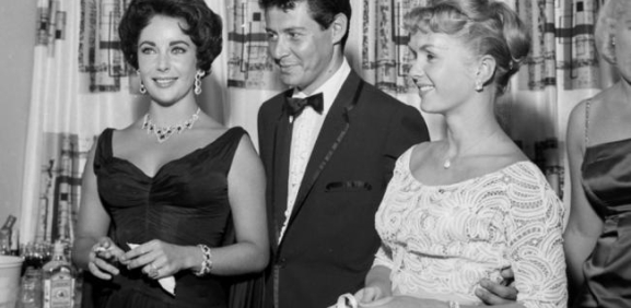 Elizabeth Taylor, Eddie Fisher y Debbie Reynolds 
