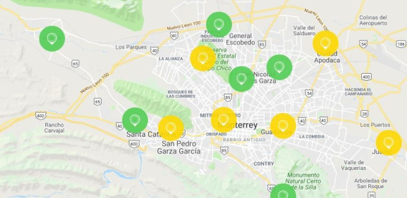 García, Santa Catarina,Escobedo, San Nicolás y Santiago presentan buena calidad del aire