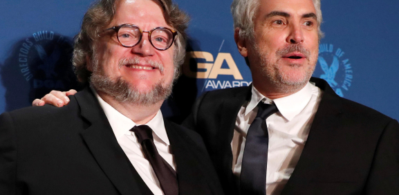 Alfonso Cuarón y Guillermo Del Toro