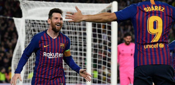 Messi y Suárez 