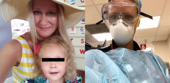 Madre doctora pierde la custodia de su hija de 4 años por tratar a pacientes con Covid-19