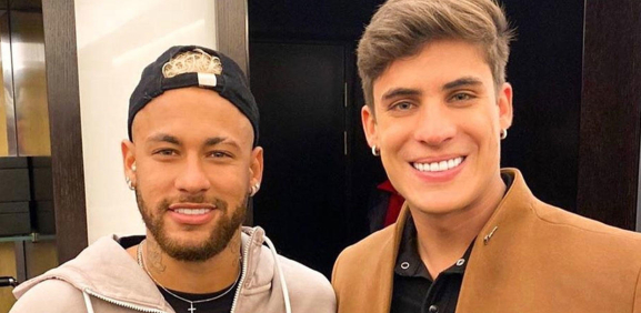 Neymar y su padrastro