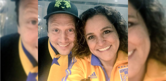 Rob Schneider y Jessica Castañeda