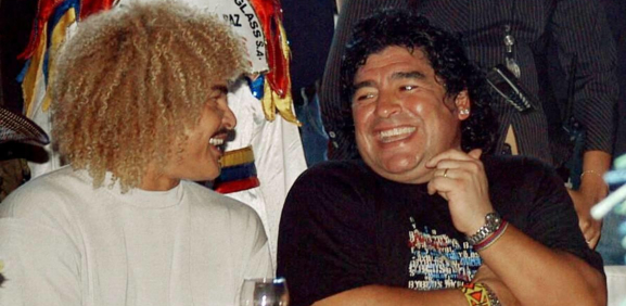 Valderrama y Maradona