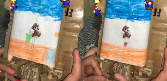 De esta manera hombre crea su propio juego de Súper Mario 