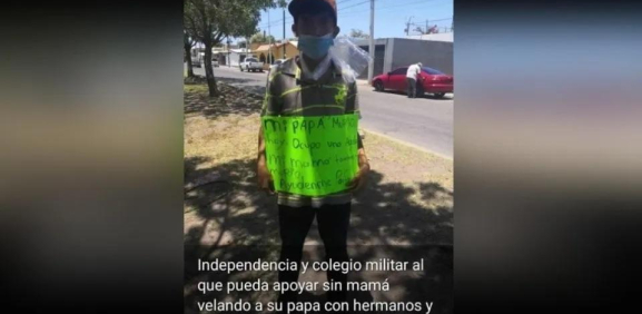 Seis niños quedan huérfanos y salen a pedir ayuda a las calles