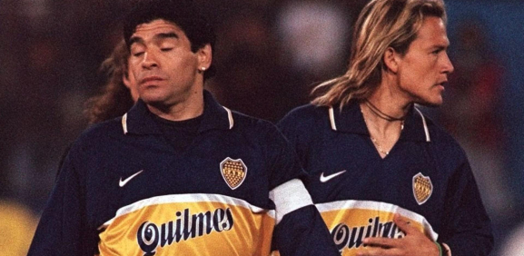 Maradona y Luis Hernández