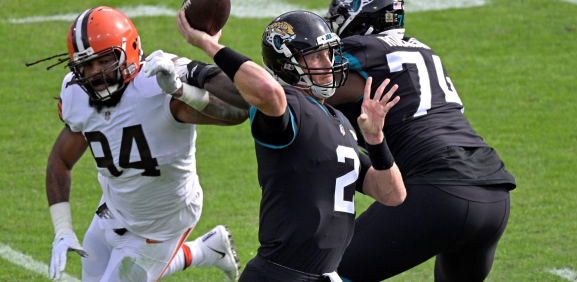 Mike Glennon en juego entre Jacksonville y Cleveland