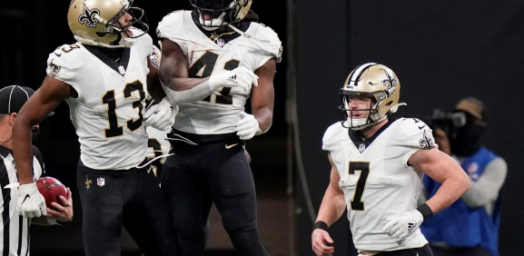 Taysom Hill y los Saints ya tienen su boleto para los playoffs.