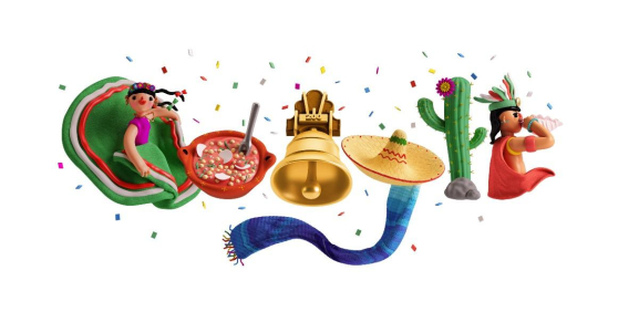 Google rinde homenaje a la Independencia de México