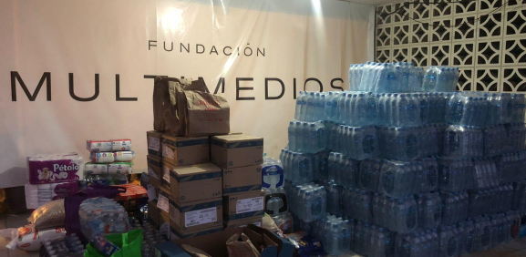 Centro de acopio para apoyo a migrantes haitianos