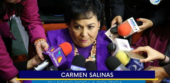 Carmen Salinas, diputada y su incursión por la política 