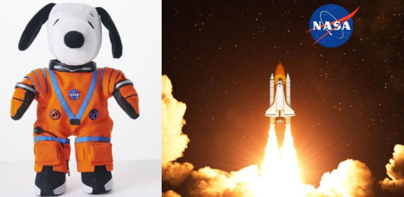 Un peluche de Snoopy será lanzado al espacio con un traje real de astronauta de la NASA