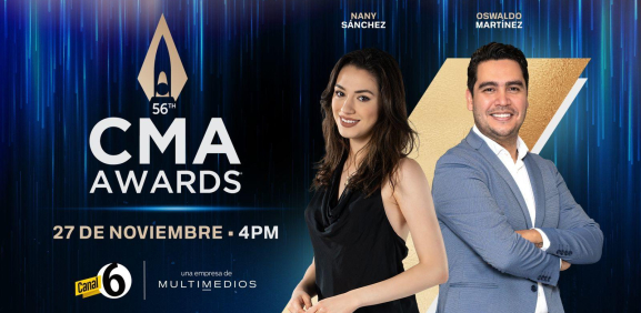 CMA Awards 2022 por Canal 6