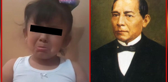 Niña llora al enterarse de que Benito Juárez no tenía papás, ni abuelitos y se hace viral