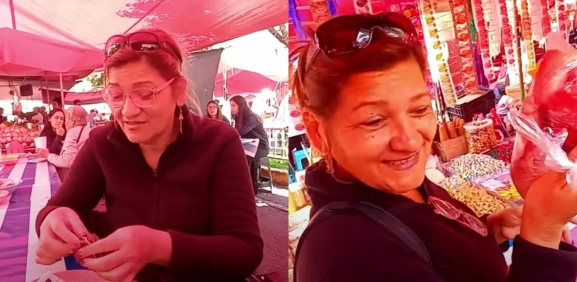 Cubana conoce por primera vez un tianguis en México y así reacciona