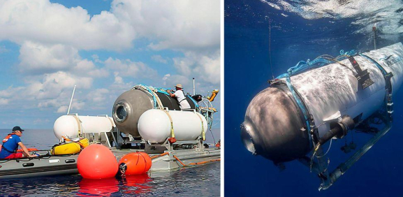 Submarino de expedición al Titanic desaparecido