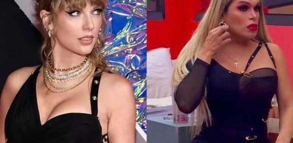 Taylor Swift ¿usa idéntico vestido al que usó Wendy Guevara?