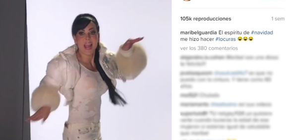 Baile de Maribel Guardia inspira la Navidad