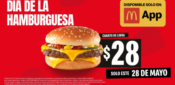 McDonald’s tiene una oferta EXCLUSIVA por el Día de la Hamburguesa el próximo 28 de mayo