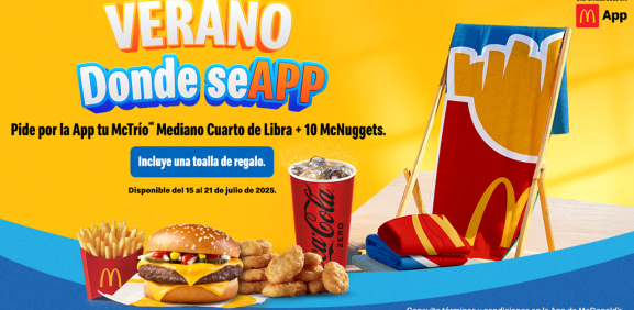 Incluye McTrío Mediano Cuarto de Libra más 10 McNuggets. (Cortesía)