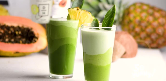 Colada de Matcha-Ombré