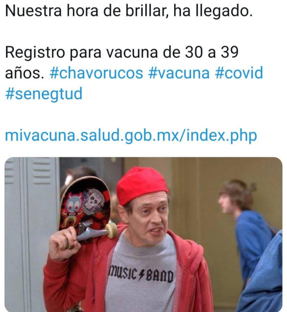 La noche del jueves 21 de junio el gobierno de México abrió la convocatoria para que las personas de 30 a 39 años comenzaran con su registro de vacunación, esto inundó de memes las redes sociales, esto por la emoción de todos los de esta edad y frustració