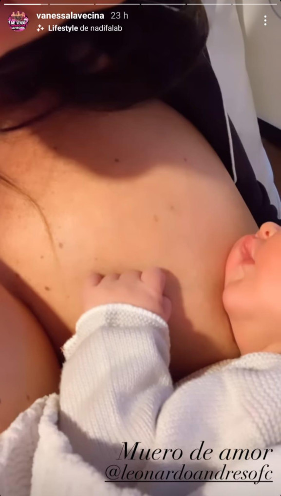 Vanessa 'La Vecina' presenta su primer bebé