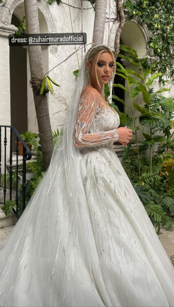 Estos son los espectaculares vestido que usó Lele Pons en su boda 