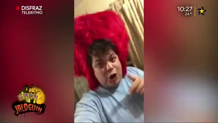 Sorprende 'Teleritmo' con su disfraz